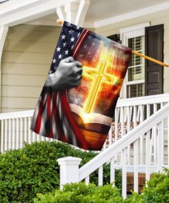 cross and bible flag 8758