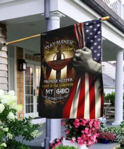 Cross With Jesus Flagwix™ Way Maker And Miracle Worker Flag