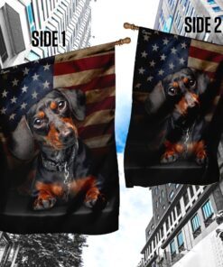 dachshund american flag 5119
