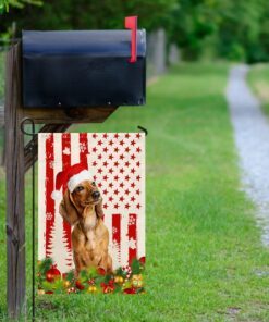 dachshund christmas flag flagwix™ merry christmas with dachshund flag 8740