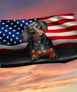 Dachshund Dog American Grommet Flag QNN437GFv5