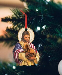 dachshund dog custom shaped ornament hug love ntb262ov1 6263
