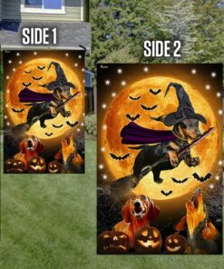 dachshund flag happy howlloween ntt34f 1478