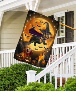 dachshund flag happy howlloween ntt34f 8840