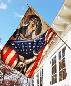 dachshund flag 4051