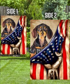 dachshund flag 7006
