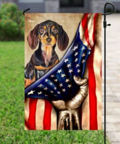 dachshund flag 7903
