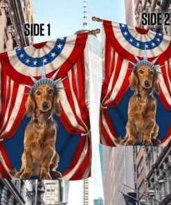 dachshund flag happy independence day for 4th of july bnn118f 2623