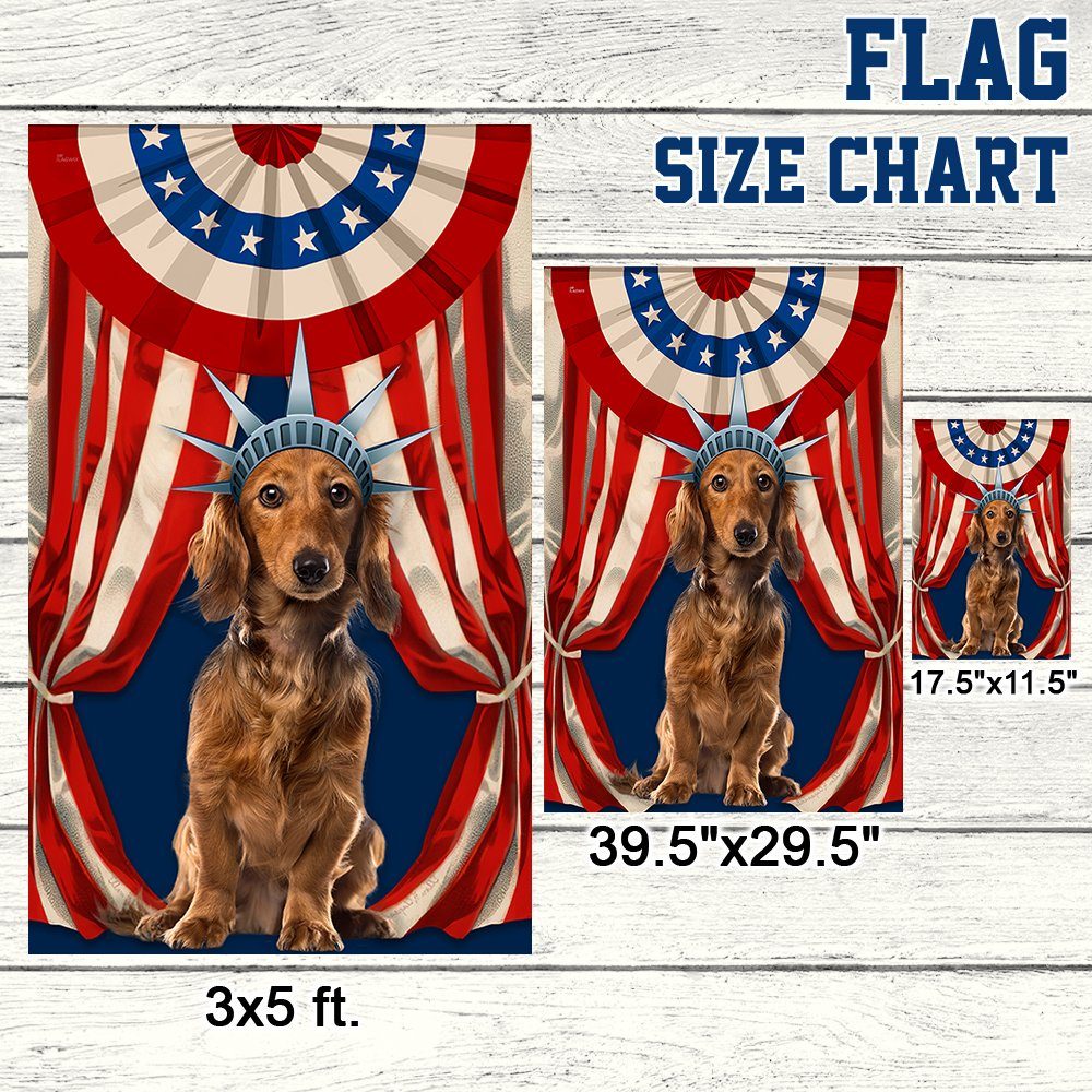 Dachshund Flag Happy Independence Day For 4th Of July BNN118F - Image 7