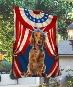 dachshund flag happy independence day for 4th of july bnn118f 4647