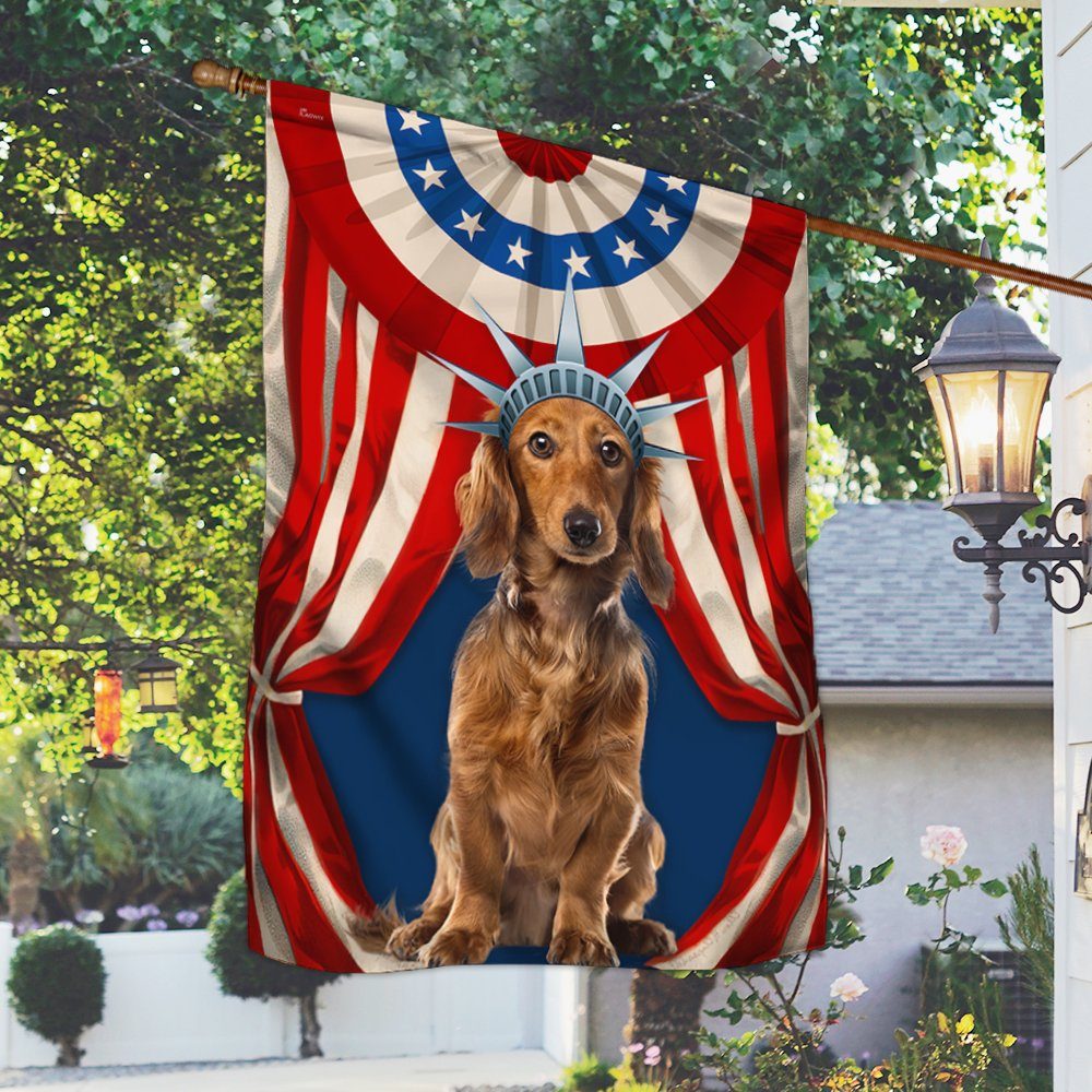 Dachshund Flag Happy Independence Day For 4th Of July BNN118F - Image 2