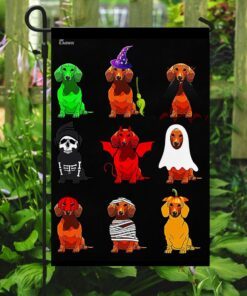 dachshund halloween costume flag 5290