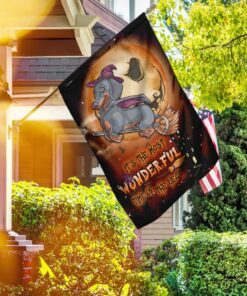 dachshund halloween flag 4495