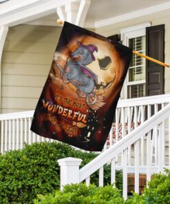 dachshund halloween flag 4502