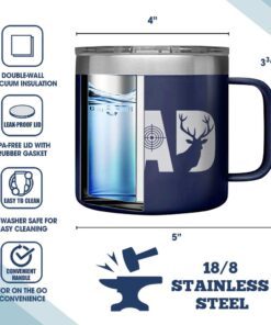 dad hunting mug deer hunting for dad insulated coffee mug qtr214cm 7413