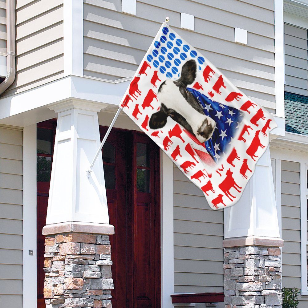 Dairy Cow Celebrate Fourth Of July Independence Day Flag LNT225F - Image 4