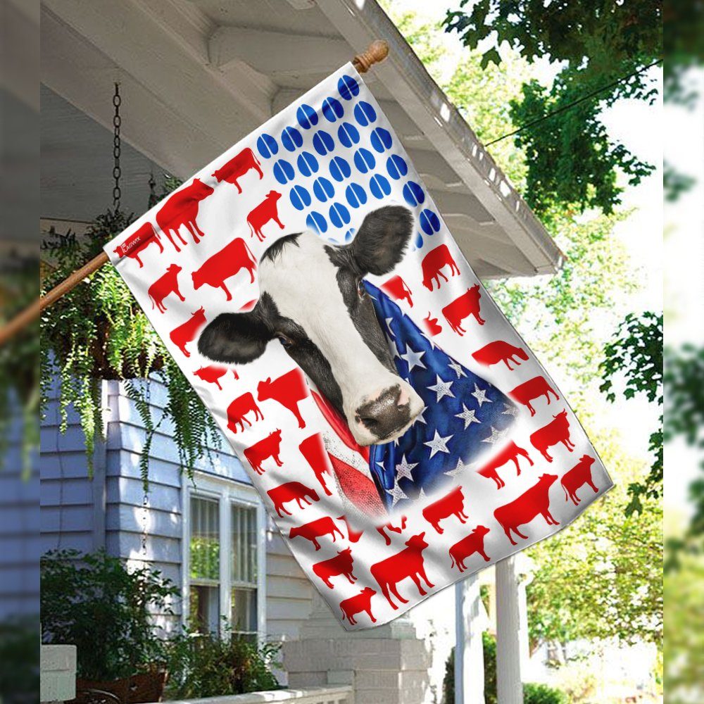 Dairy Cow Celebrate Fourth Of July Independence Day Flag LNT225F - Image 3