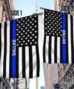 dallas police flag thin blue line qnn595f 2688