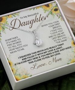 daughter necklace, daughter necklace from mom, to my daughter necklace, christmas gift for daughter, daughter christmas gifts mln686nl 5551