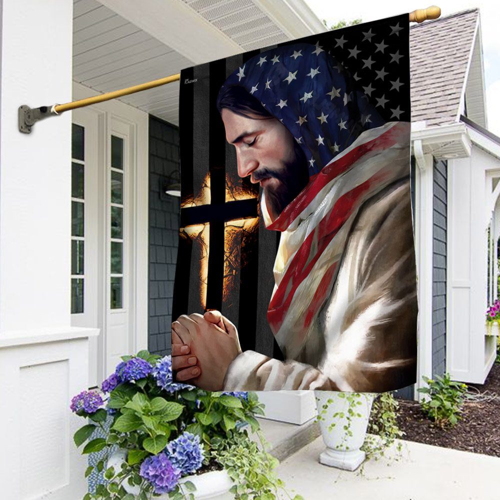 Dear God Let Them See You In Me Jesus Flag TQN318F