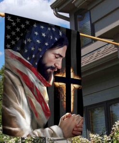 dear god let them see you in me jesus flag tqn318f 8252