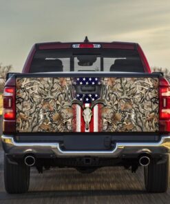 Deer American Truck Tailgate Decal Sticker Wrap