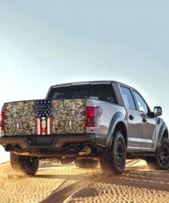 deer american truck tailgate decal sticker wrap 3912