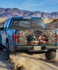 deer american truck tailgate decal sticker wrap 4627