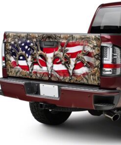 deer american truck tailgate decal sticker wrap 4939