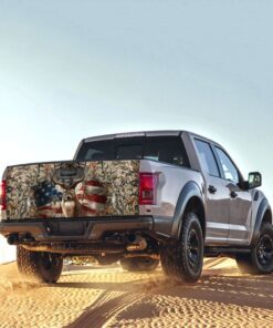 deer american truck tailgate decal sticker wrap 6973