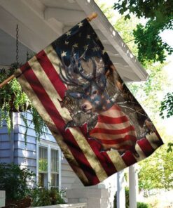 deer american us flag 1292