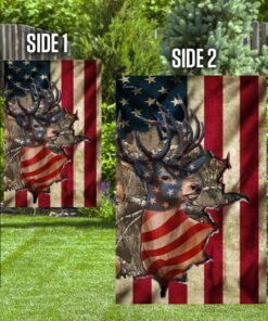 deer american us flag 5713