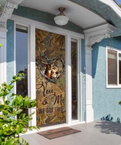 deer couple you and me we got this door cover 7062