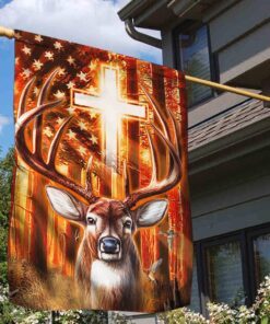 deer hunting american flag thh3627f 1045