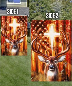 deer hunting american flag thh3627f 1359