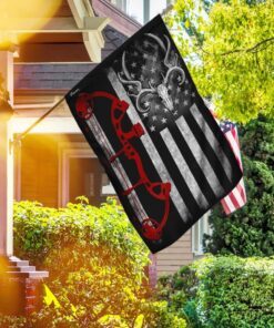 deer hunting american u.s. flag 4231