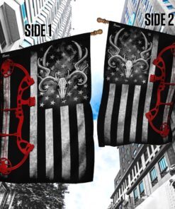 deer hunting american u.s. flag 6669