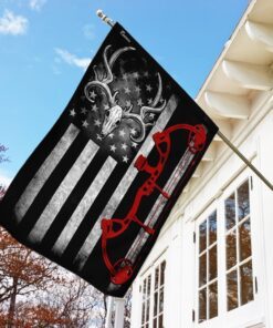 deer hunting american u.s. flag 7574