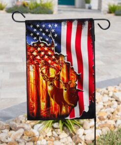 deer hunting american us flag 7383