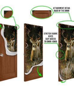 deer hunting door cover 1794