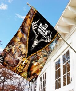 deer hunting go buck yourself flag 3190