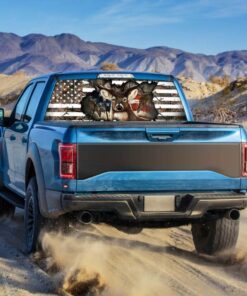 deer hunting rear window decal american patriot thh2573cd 5888