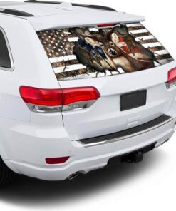 deer hunting rear window decal american patriot thh2573cd 7117