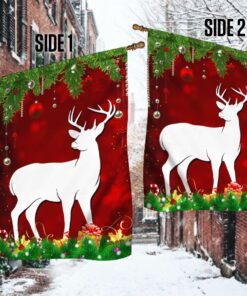 deer merry christmas flag tqn758fv1 2543