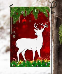 deer merry christmas flag tqn758fv1 5526