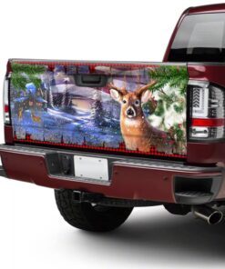 deer truck tailgate decal sticker wrap 1097