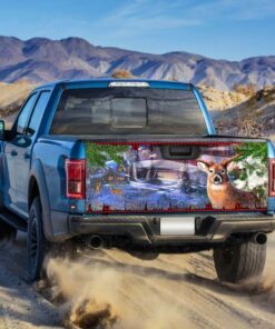 deer truck tailgate decal sticker wrap 4140