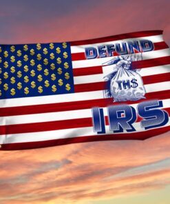 Defund The IRS Grommet Flag TQN63GF