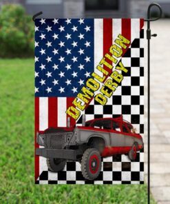 demolition derby flag 2456