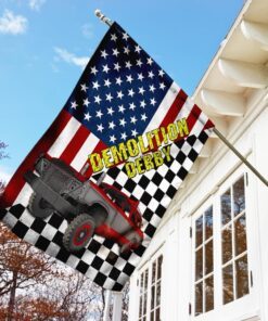 demolition derby flag 2732
